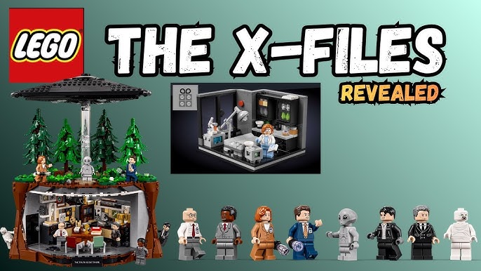 Set oficial de LEGO Ideas inspirado en The X-Files con las minifiguras de Mulder y Scully.