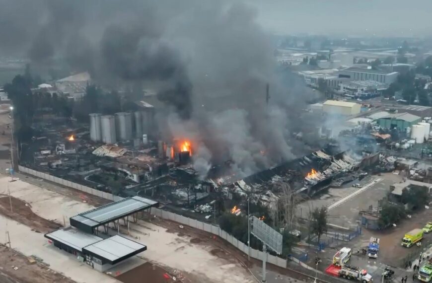 Incendio en empresa química de Quilicura: Gobierno anuncia sumario y lo califica como uno&hellip;