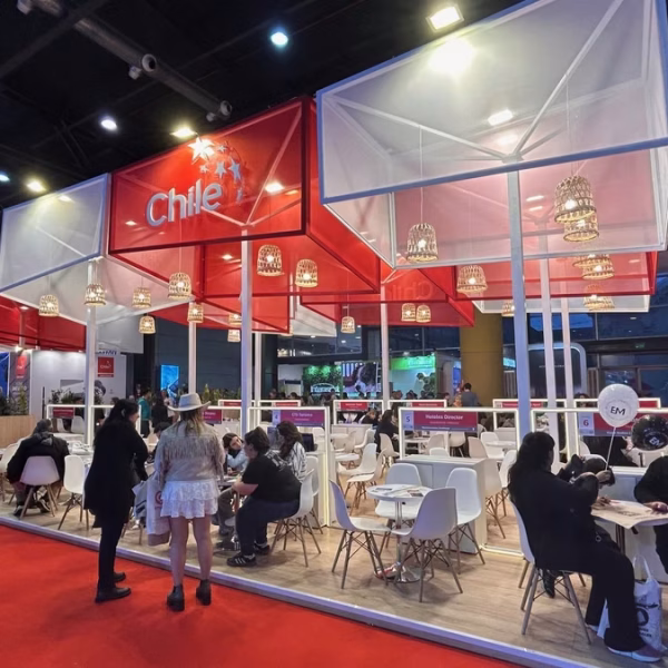 Stand de Chile en la Feria Internacional de Turismo (FIT) en Buenos Aires.