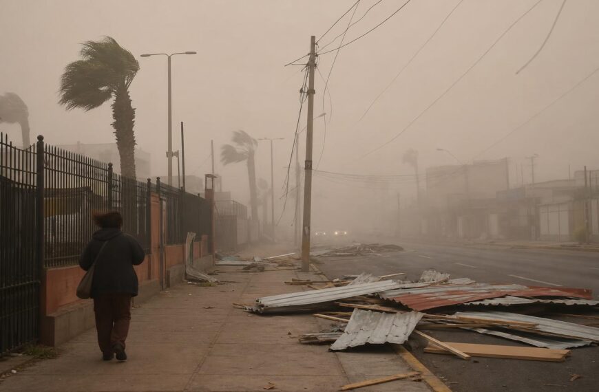 El tiempo también golpeó las fondas: viento y lluvias complican el 18 en el norte