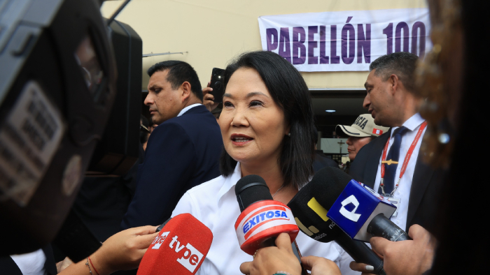 Amenazas contra Keiko Fujimori activan investigación antiterrorista en Perú