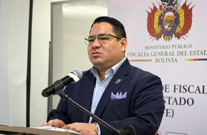 Fiscal general Bolviano arrestado por acusaciones de narcotráfico y ofensiva Norteamericana