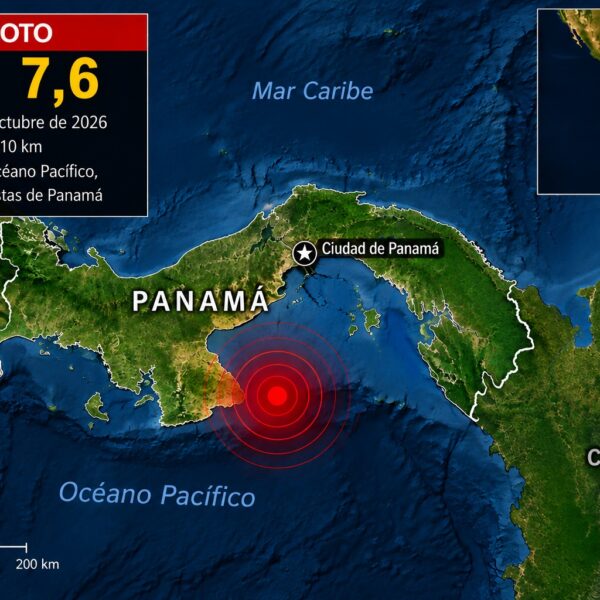 Terremoto de magnitud 7,6 sacude Panamá y pone bajo amenaza de tsunami a las&hellip;