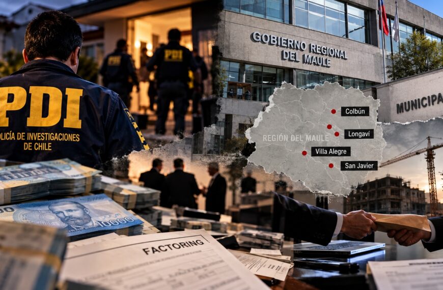 Operación “Castillo de Naipes” sacude al Maule con millonario fraude y funcionarios públicos detenidos