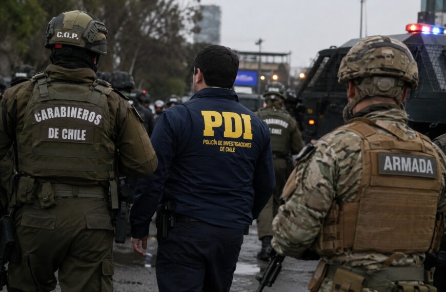 Chile fija nuevas reglas en el uso de la fuerza (RUF) para policías y militares