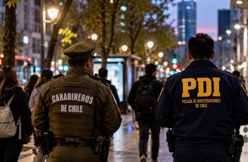 Chile pierde parte del miedo a la delincuencia, pero nueve de cada diez siguen tomando precauciones